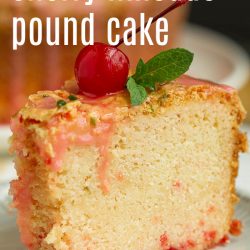 Cherry Limeade Pound Cake