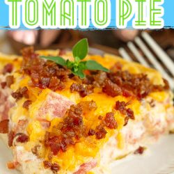 Pimento Cheese Bacon Tomato Pie