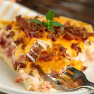 PIMENTO CHEESE BACON TOMATO PIE