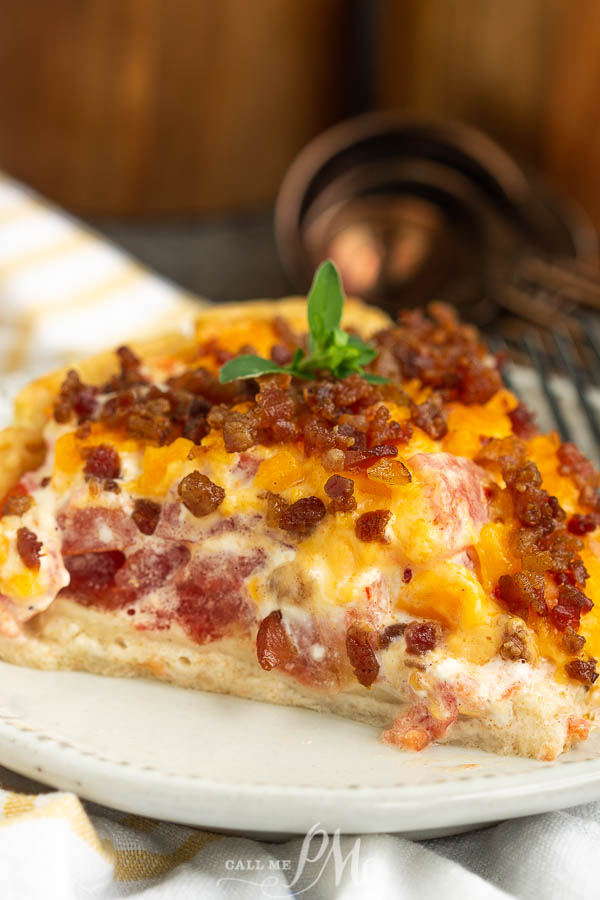 savory pie on a saucer tart