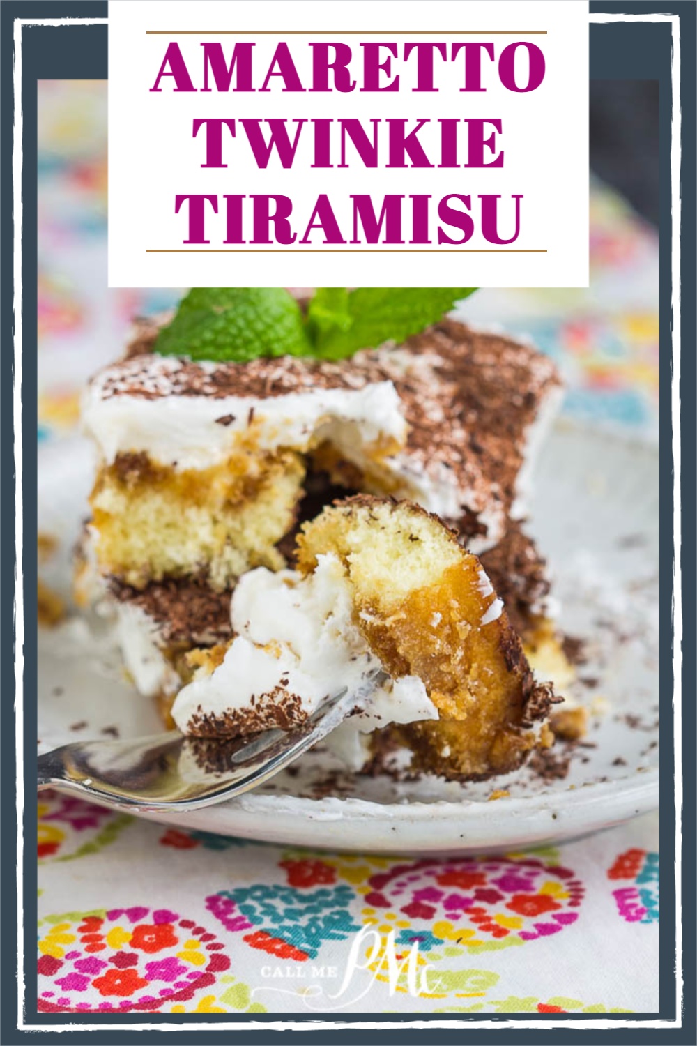 Amaretto Twinkie Tiramisu 