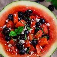 BERRY FETA WATERMELON SALAD
