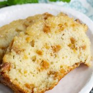 FRESH PEACH COBBLER BREAD RECIPE
