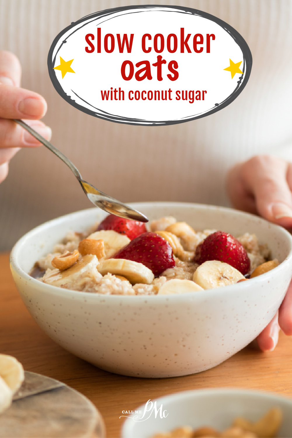 Coconut Sugar Slow Cooker Oatmeal 