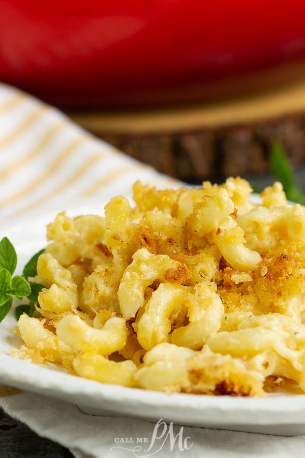 pasta on a plate Secret Ingredient Creamy Mac and Cheese