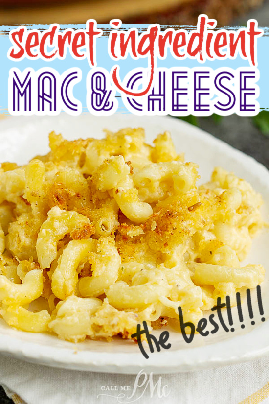 SECRET INGREDIENT CREAMY MAC AND CHEESE