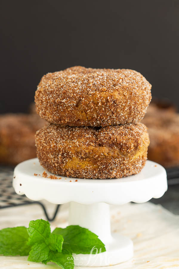 Baked Pumpkin Donuts. The next time you have a craving for one of those sweet, round breakfast treats skip the oil and try baking them! 