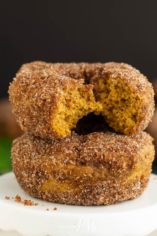 Baked Pumpkin Donuts. The next time you have a craving for one of those sweet, round breakfast treats skip the oil and try baking them! 