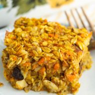 PUMPKIN MORNING GLORY BAKED OATS