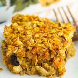 Pumpkin Morning Glory Baked Oats