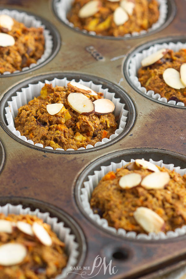 muffins in tin Pumpkin Morning Glory Muffins