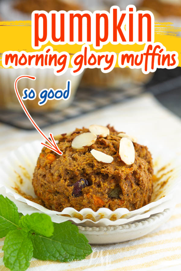 breakfast muffin Pumpkin Morning Glory Muffins