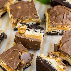 Snickers Brownie Bars