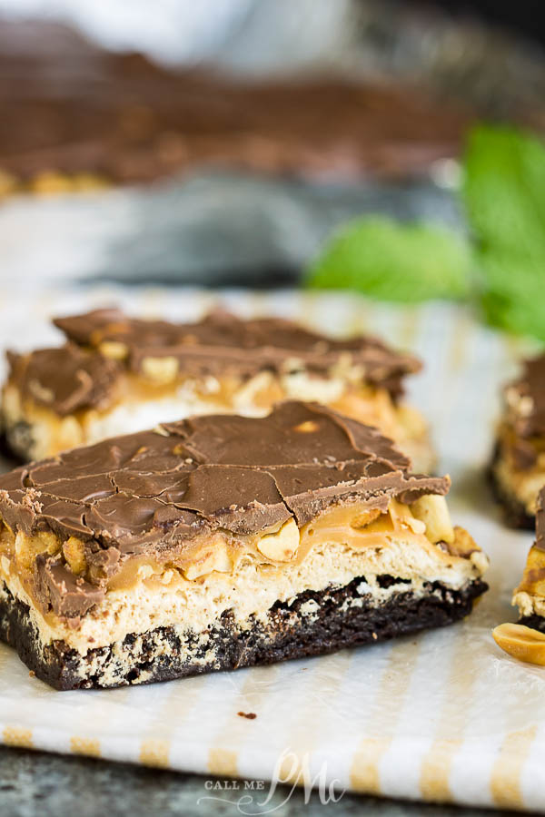 Snickers Brownie Bars 