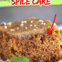 Applesauce Walnut Spice Cake