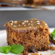 APPLESAUCE WALNUT SPICE CAKE