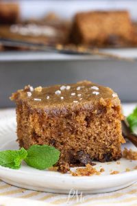 APPLESAUCE WALNUT SPICE CAKE