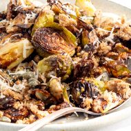 CAESAR ROASTED BRUSSELS SPROUTS RECIPE