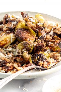 CAESAR ROASTED BRUSSELS SPROUTS RECIPE
