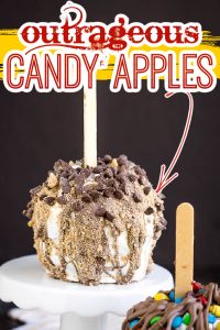 Gourmet Candy-Coated Caramel Apple