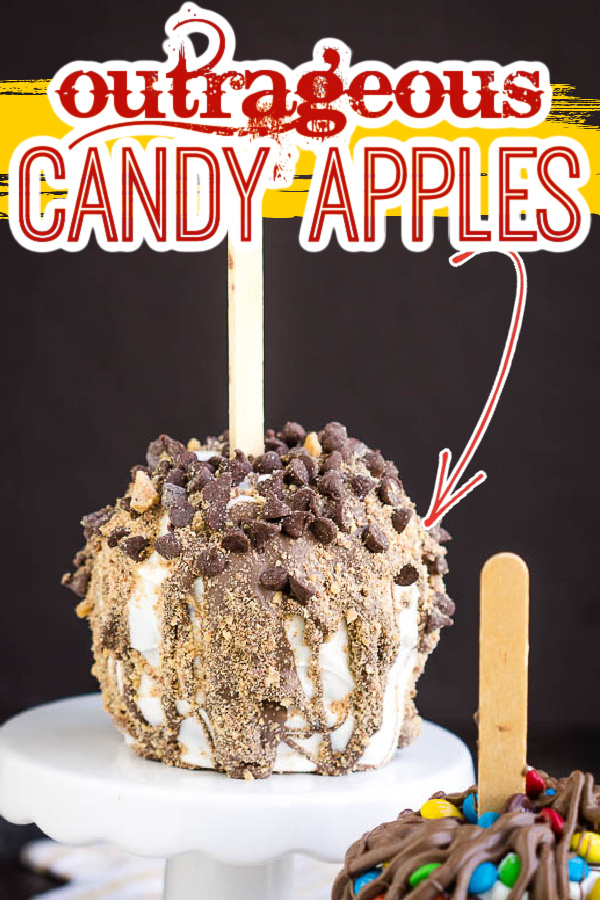 Gourmet Candy-Coated Caramel Apple