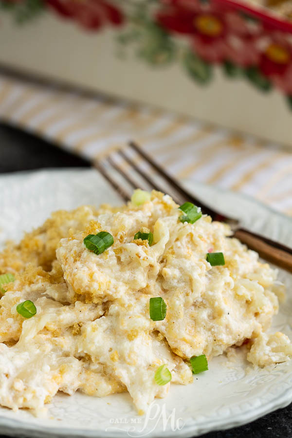 CHEESE CASSEROLE WITH GREEN ONIONS