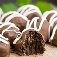 CREAM CHEESE BROWNIE TRUFFLES