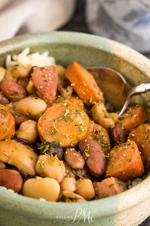 Creole 15 Bean Soup with Sausage and Ham 