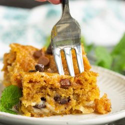 Pumpkin Earthquake Cake