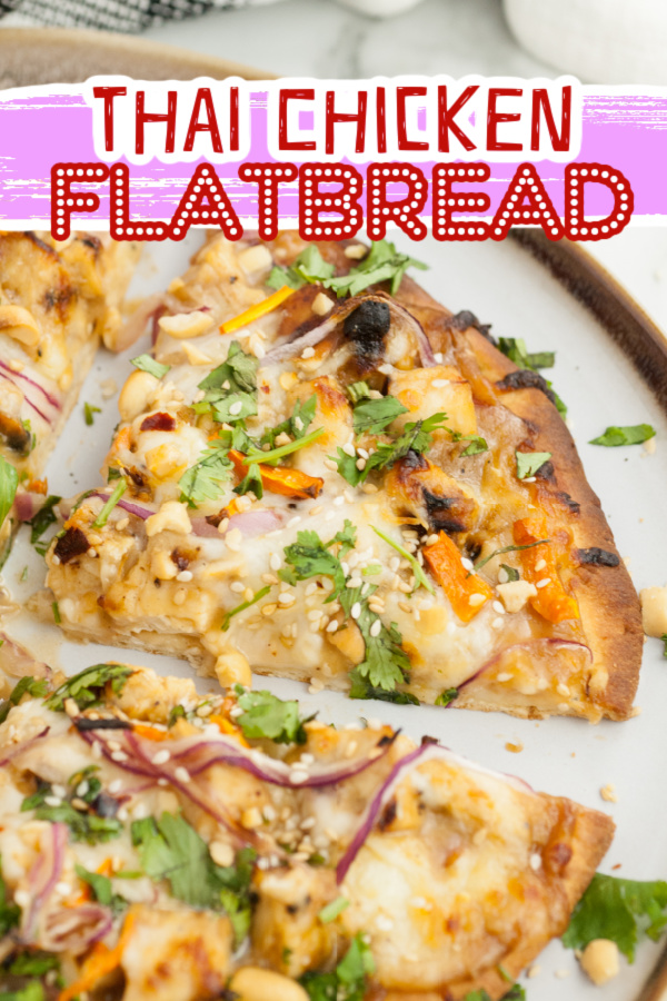 flatbread pizza with peanut sauce and chicken flatbread pizza with peanut sauce and chicken