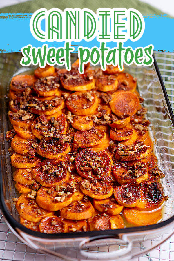 GLAZED SWEET POTATOES WITH PECANS