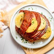 INSTANT POT PINEAPPLE BROWN SUGAR HAM