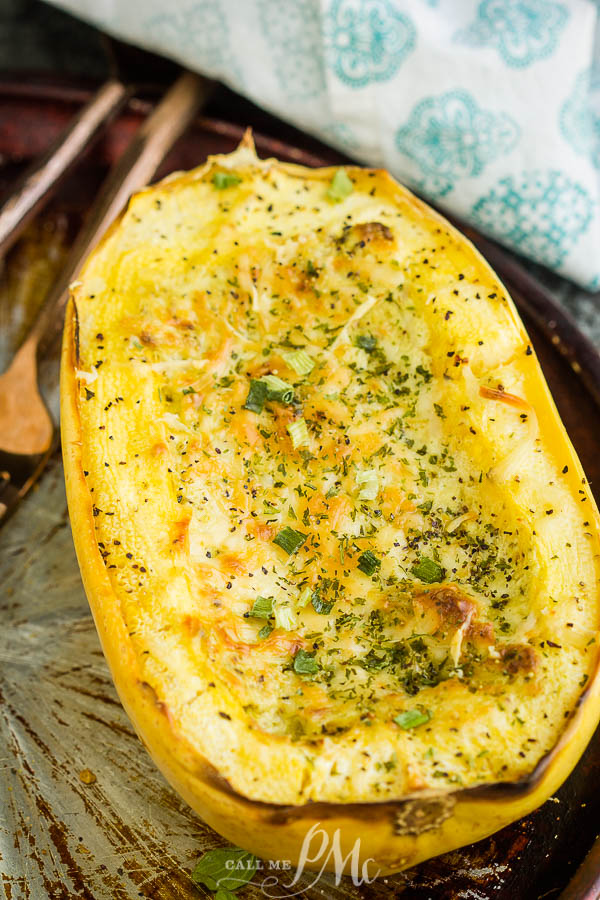 melted cheese on squash