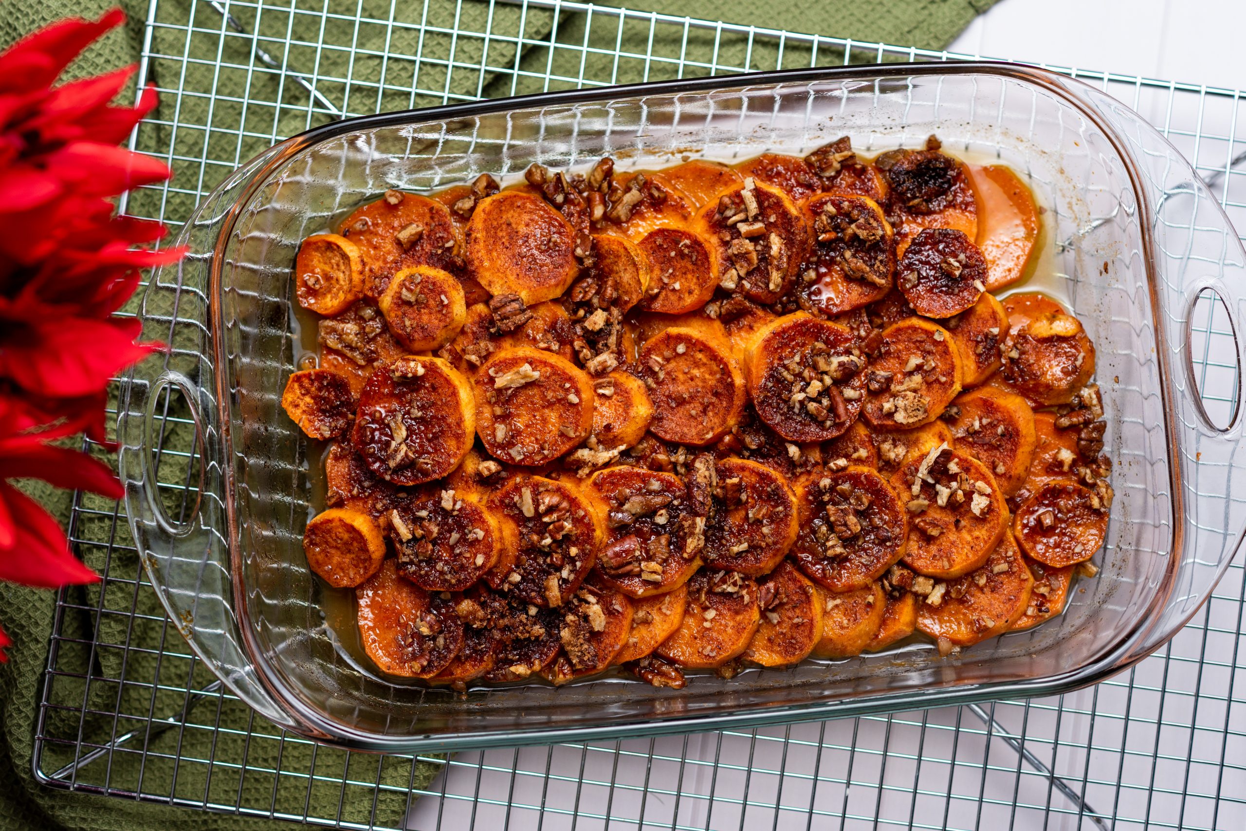 candied pecan sweet potato casserole