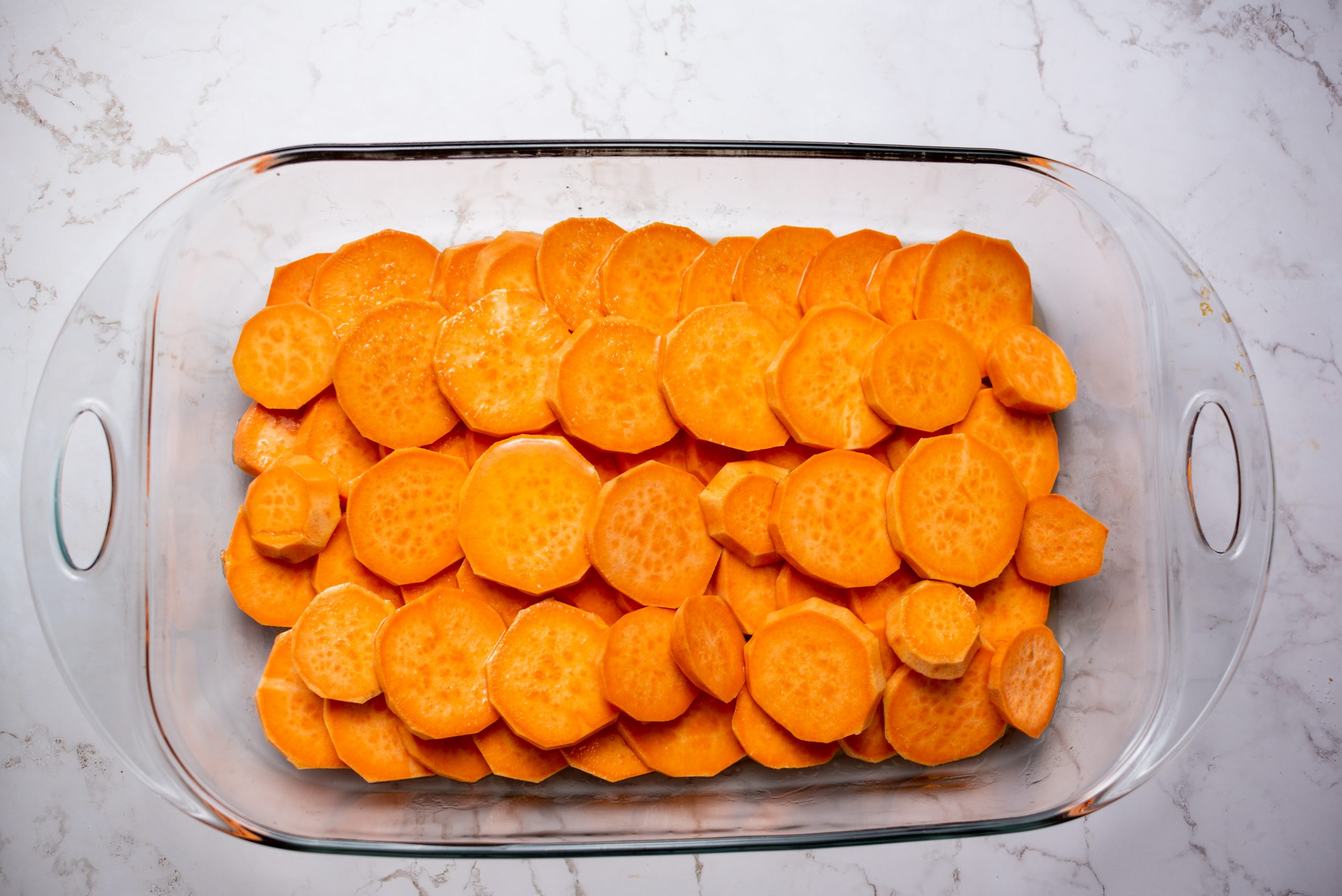 sweet potatoes in casserole