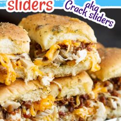 Bacon Chicken Ranch Pull Apart Sliders