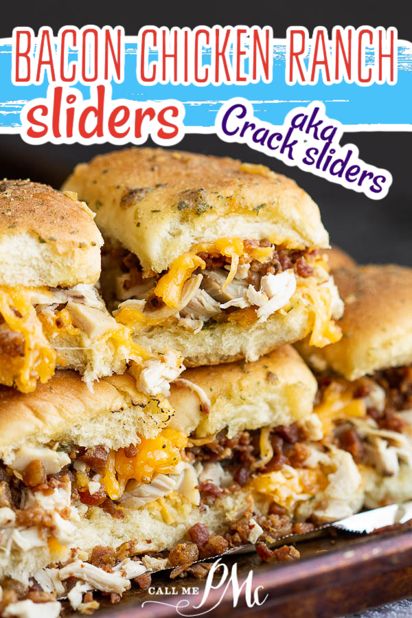 Bacon Chicken Ranch Pull Apart Sliders