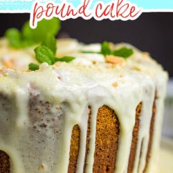 Best Banana Pudding Pound Cake with Amaretto Liqueur is from scratch and has banana pudding, amaretto (almond) liqueur, cream cheese, and Nilla wafers. All the classic banana pudding ingredients in a totally homemade pound cake recipe.