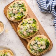 20 MINUTE CHICKEN CAESAR FLATBREAD