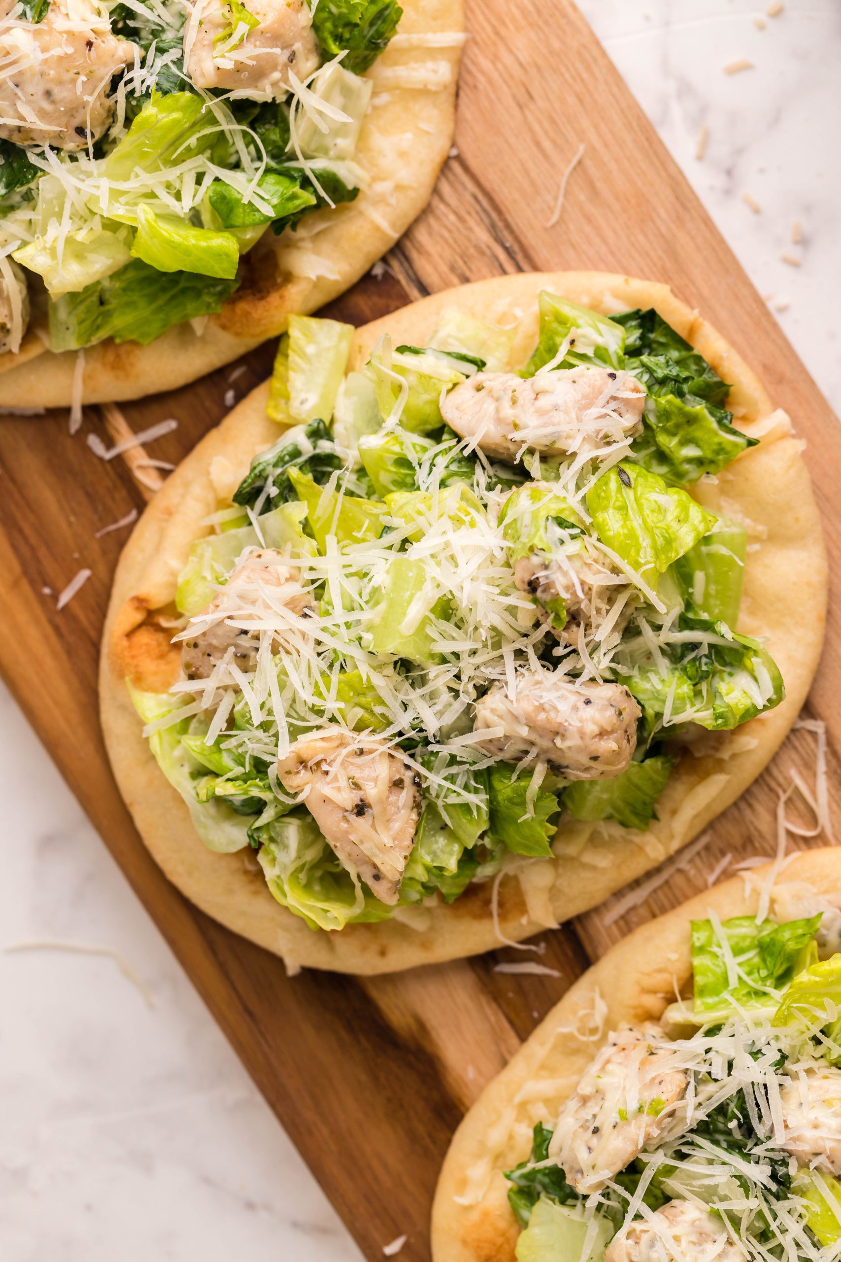 caesar chicken flatbread