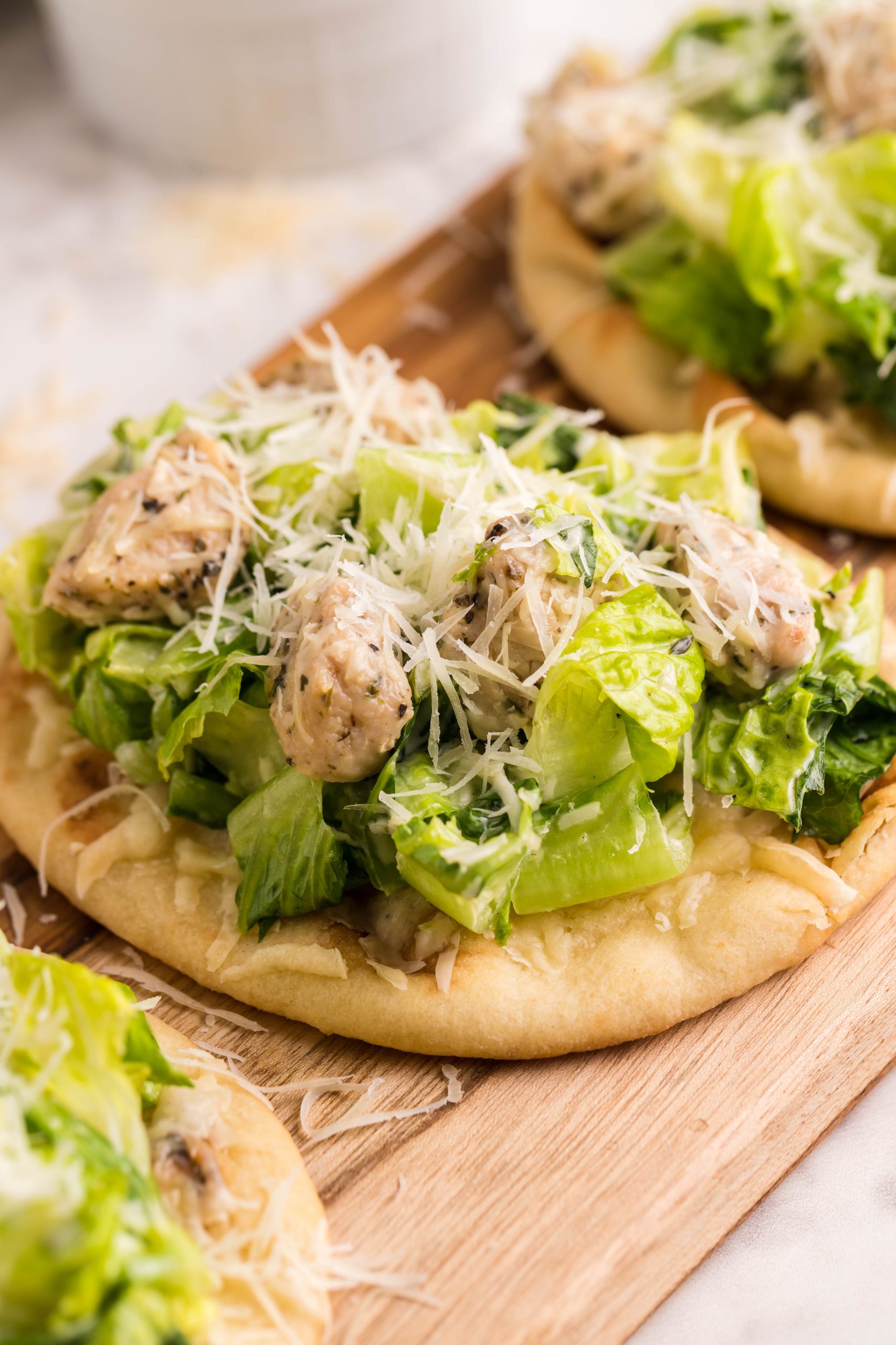 chicken caesar pizza