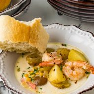 SHRIMP BACON POTATO CHOWDER