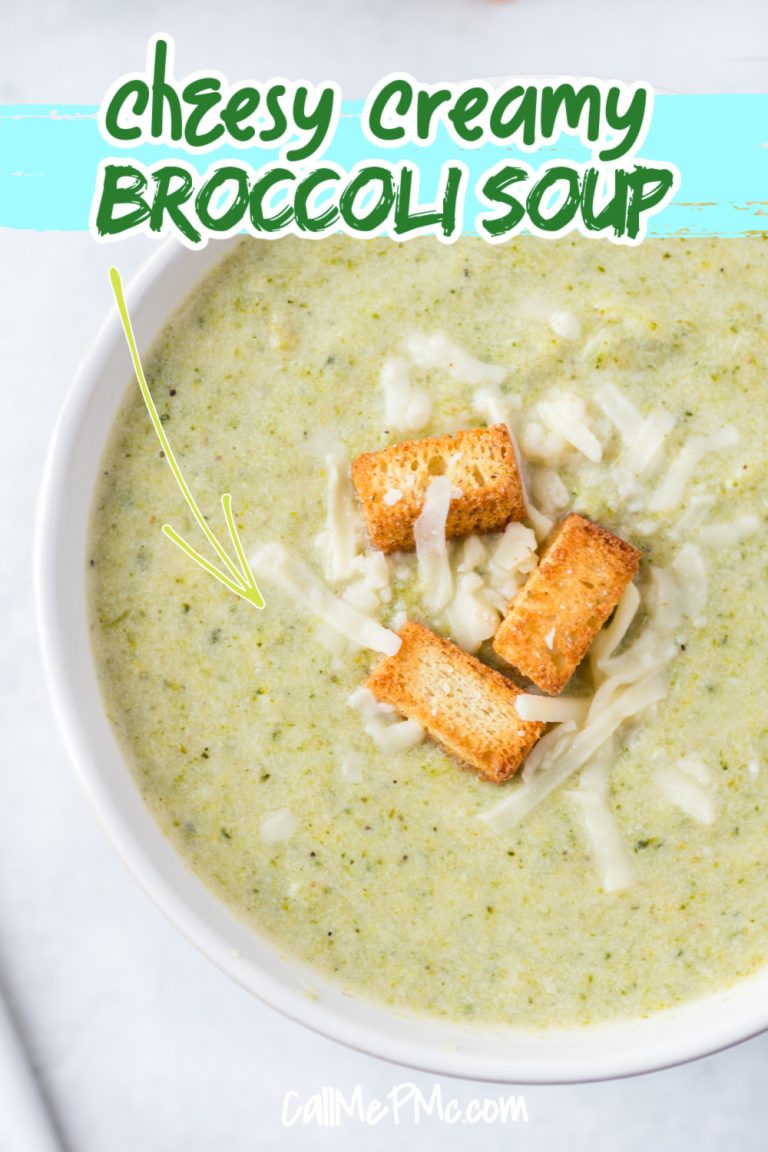 Cheesy Creamy Broccoli Soup