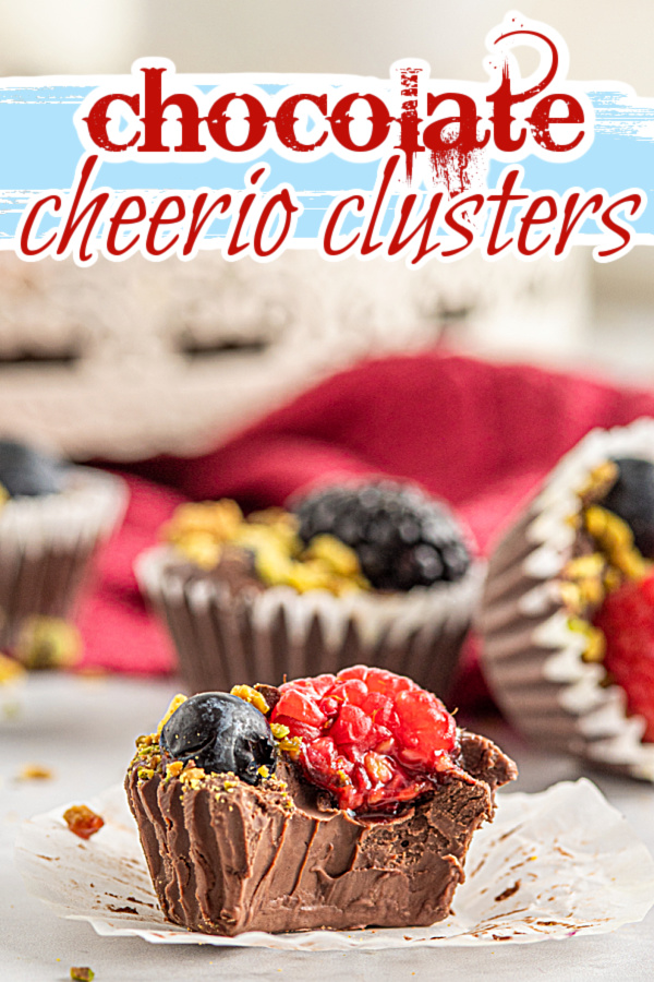 chocolate berry clusters chocolate berry clusters