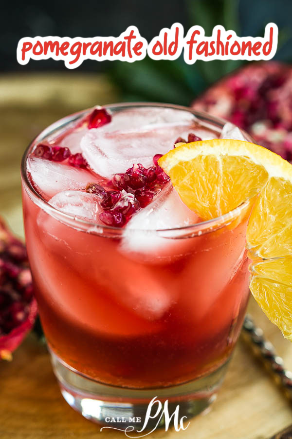 Pomegranate Old Fashioned cocktail recipe pomegranate old fashioned cocktail