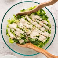 10 MINUTE CHICKEN CAESAR SALAD