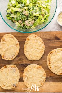 Chicken Caesar Flatbreads