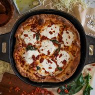 HOMEMADE PEPPERONI LOVER’S DEEP DISH PIZZA
