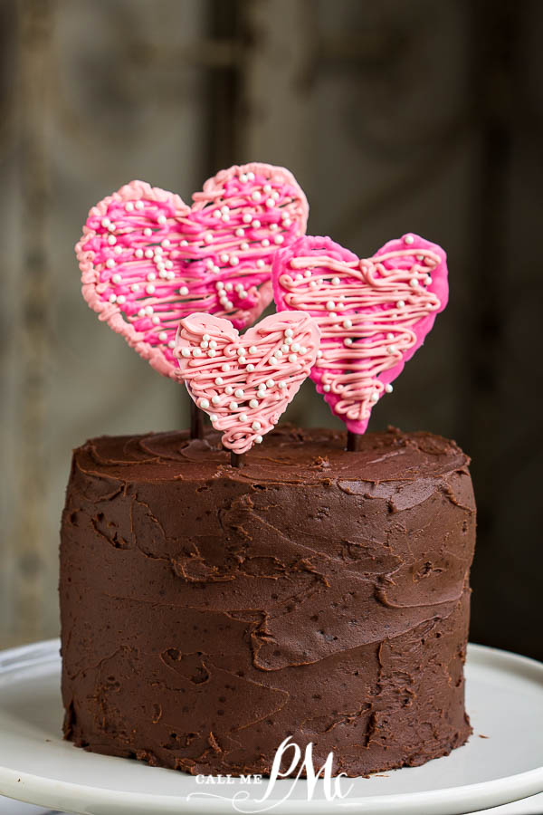 CHOCOLATE POCKY HEART DECORATIONS