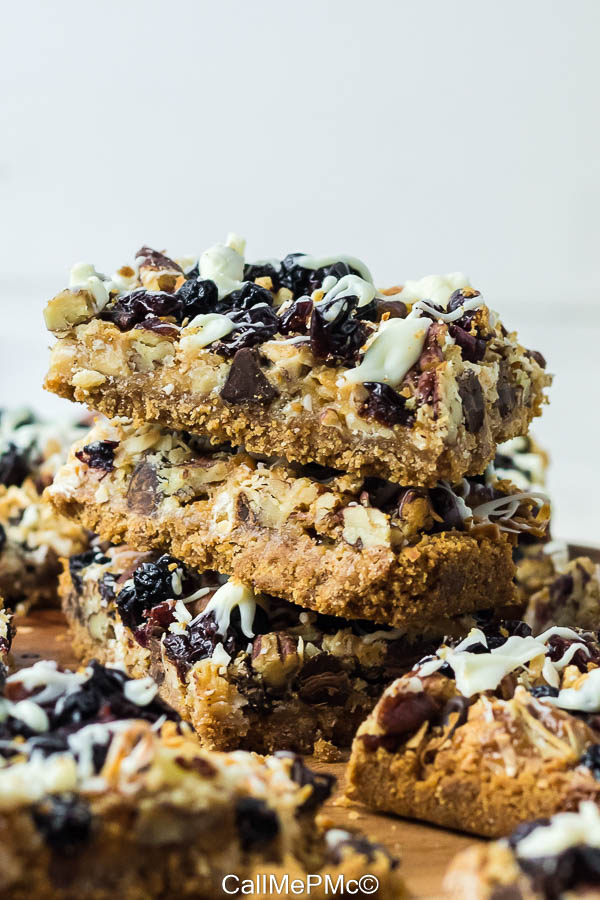 Triple Berry Magic Bars  